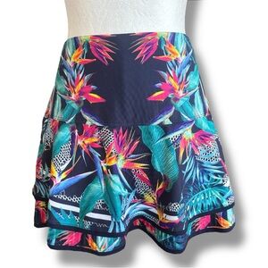 Lucky in Love Cabana Scalloped Tennis, Pickleball, Golf Skort. Women Size Large